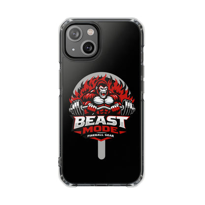 Beast Mode Gorilla - Magnetic Clear Impact iPhone Cases