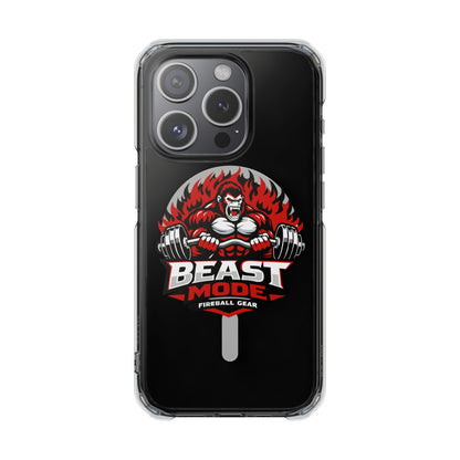 Beast Mode Gorilla - Magnetic Clear Impact iPhone Cases