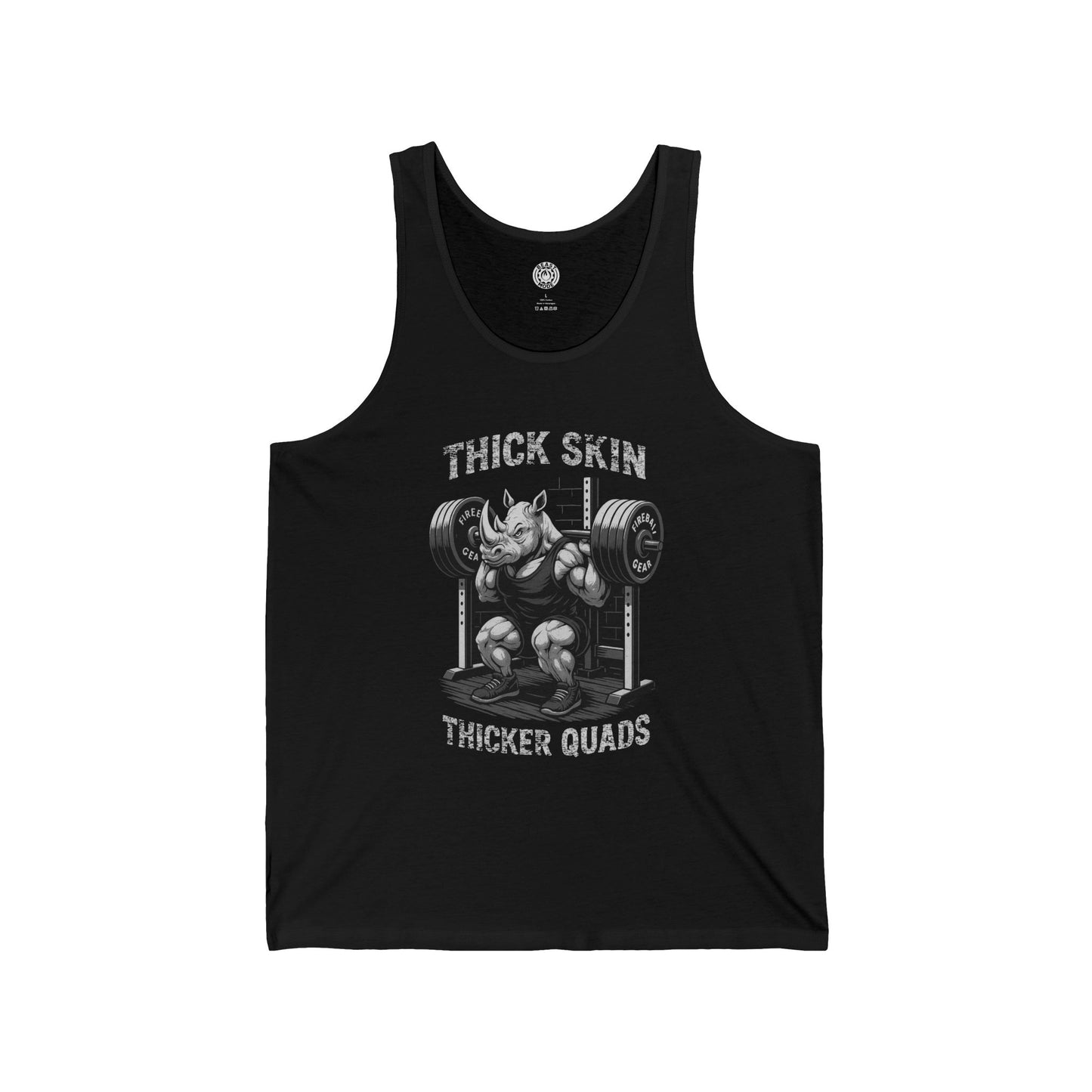 Serie Modo Bestia - Piel gruesa, cuádriceps más gruesos - Camiseta sin mangas unisex