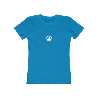 Fireball Gear - Flame &amp; Gear - Weiß - Damen Slim Fit T-Shirt