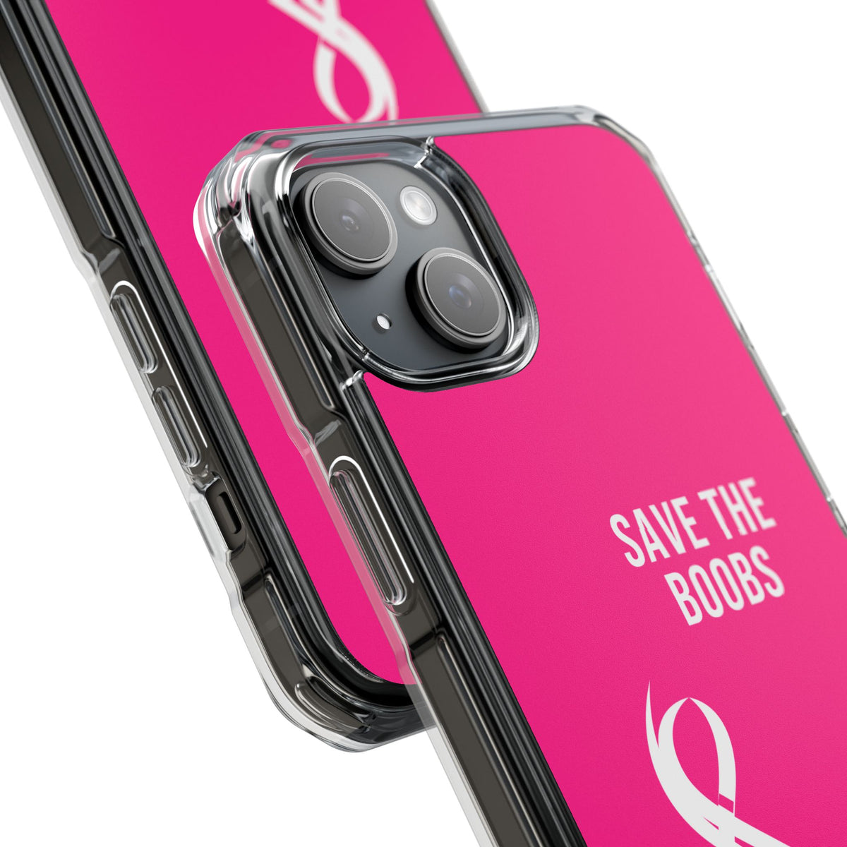 Pink Purpose - Hot Pink - Magnetic Clear Impact iPhone Case