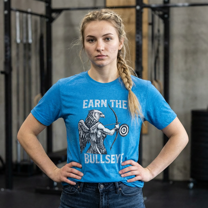 Serie Modo Bestia - Consigue el objetivo - Camiseta unisex de mezcla triple