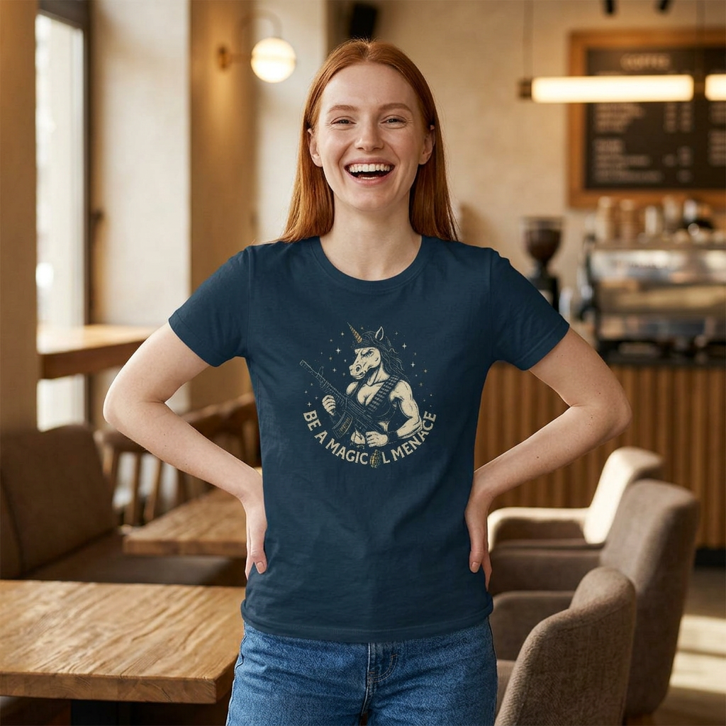 Magische Bedrohung - Frauen Slim Fit T-Shirt