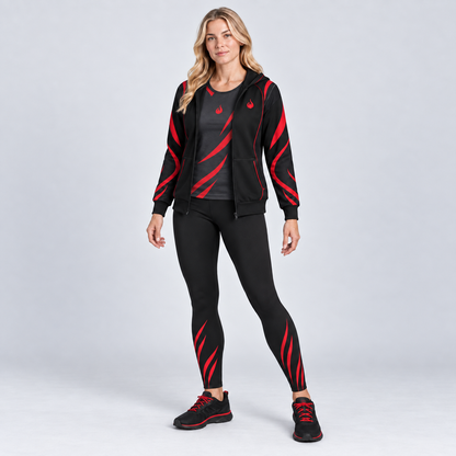 Flames Edge - Gray - Women's T-Shirt