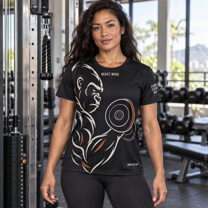Beast Mode - Iron Instinct - Black - Women's T-Shirt