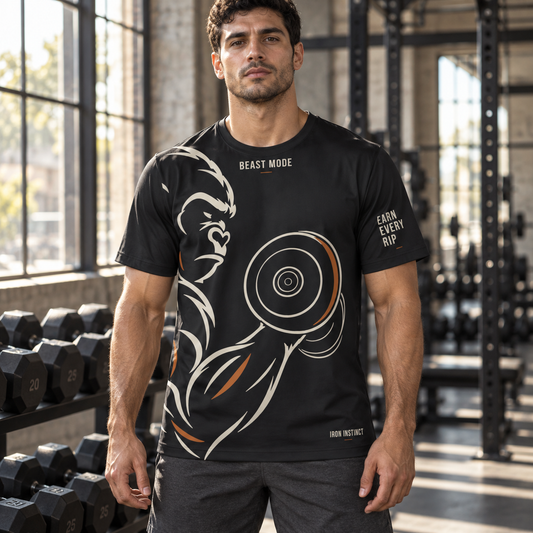 Beast Mode - Iron Instinct - Black - Unisex Performance Jersey