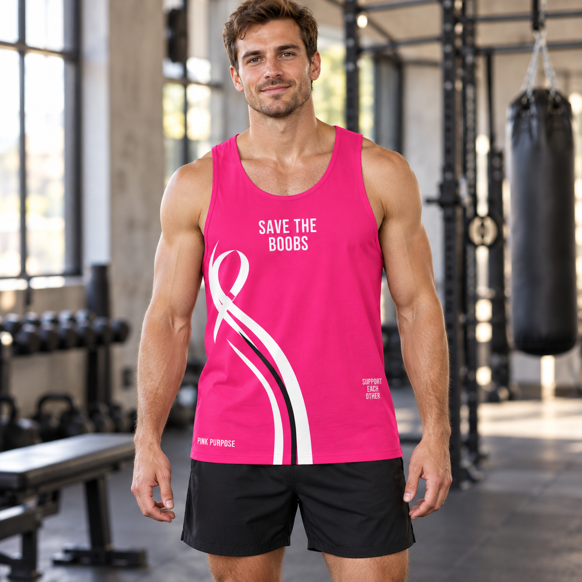 Pink Purpose - Hot Pink - Unisex Tank Top