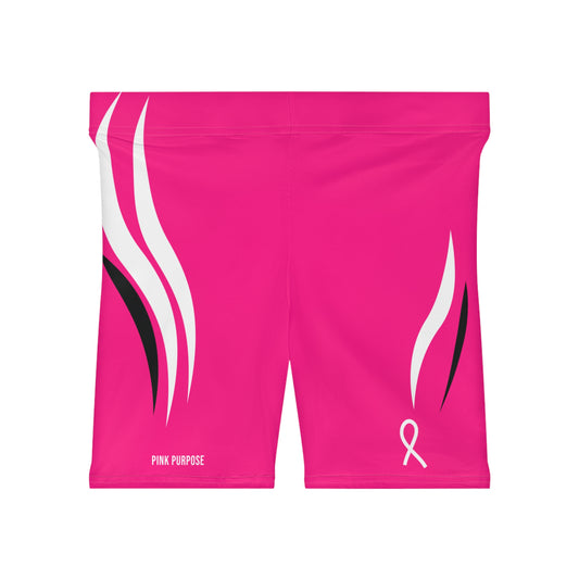 Pink Purpose - Hot Pink - Women's Biker Shorts