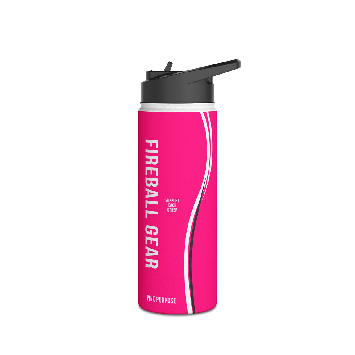 Pink Purpose - Hot Pink - Stainless Steel Water Bottle