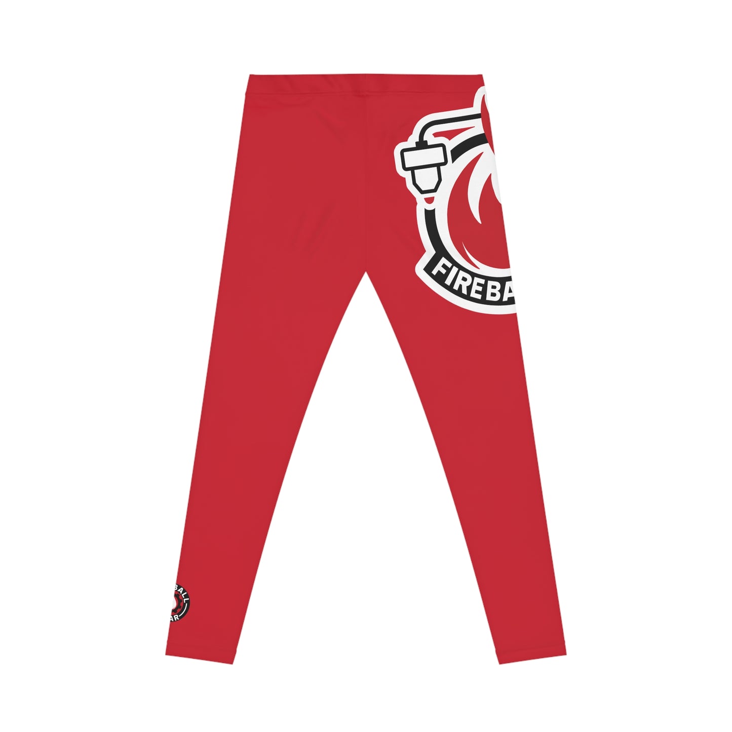 Fireball 3D Women's Leggings - Red