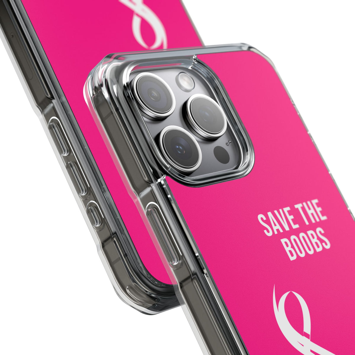 Pink Purpose - Hot Pink - Magnetic Clear Impact iPhone Case