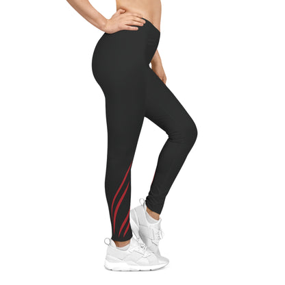 Flaming Edge - Women's Leggings - Black
