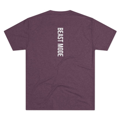 Serie Modo Bestia - Consigue el objetivo - Camiseta unisex de mezcla triple