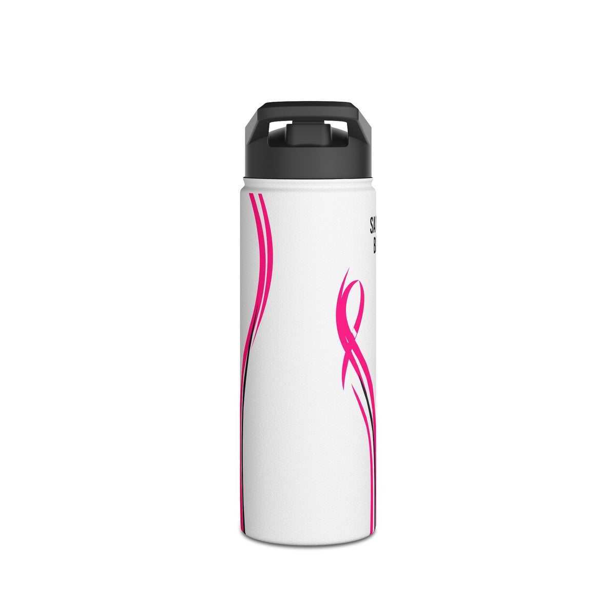 Pink Purpose - White - Stainless Steel Water Bottle