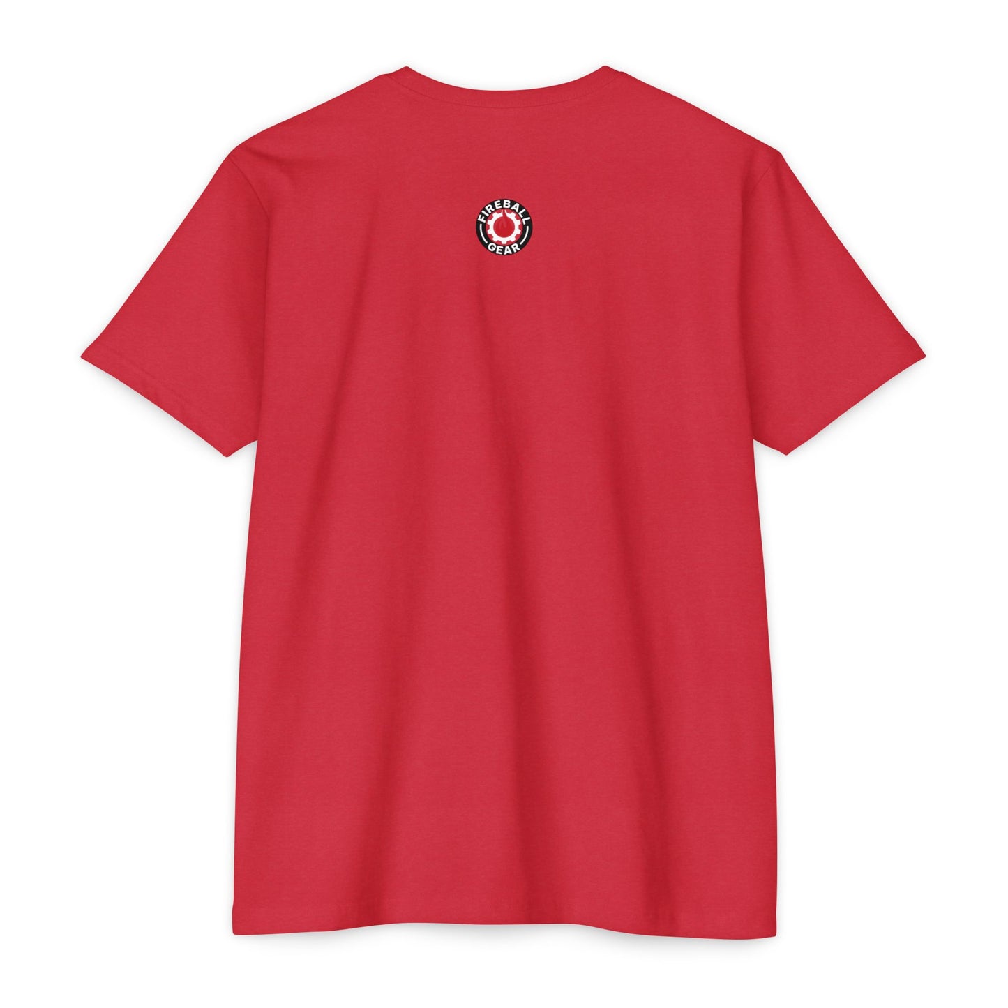 Camiseta unisex Fireball 3D - Outlined