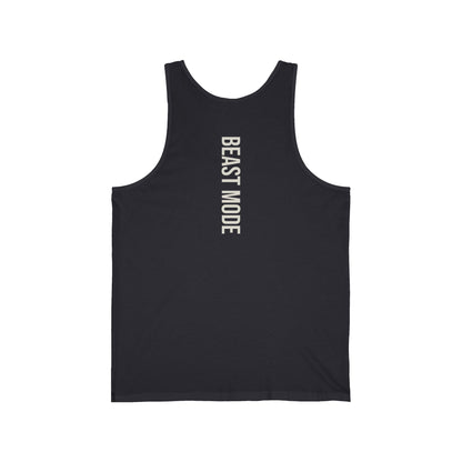 Beast Mode Serie – Trainiere wie ein Biest, erhebe dich wie ein König – Unisex Jersey Tank Top
