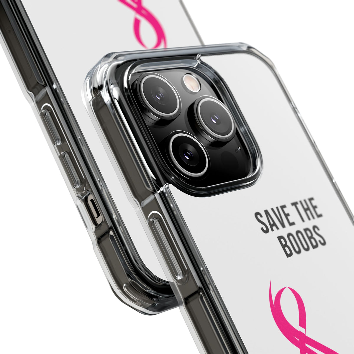 Pink Purpose - White - Magnetic Clear Impact iPhone Case
