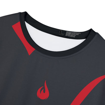 Flaming Edge - Gray - Women's T-Shirt