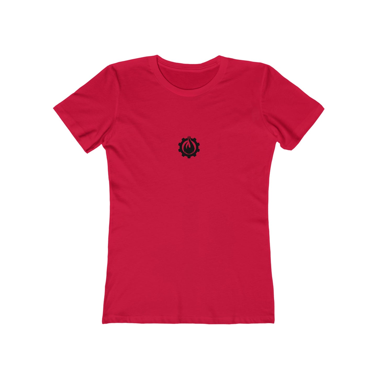 Fireball Gear - Flame & Gear - Black - Women's Slim Fit - Fitness T-shirt