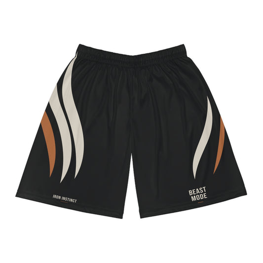 Beast Mode - Iron Instinct - Black - Men's Sports Shorts