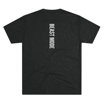 Serie Beast Mode - Entrena a toda velocidad - Camiseta unisex de mezcla triple