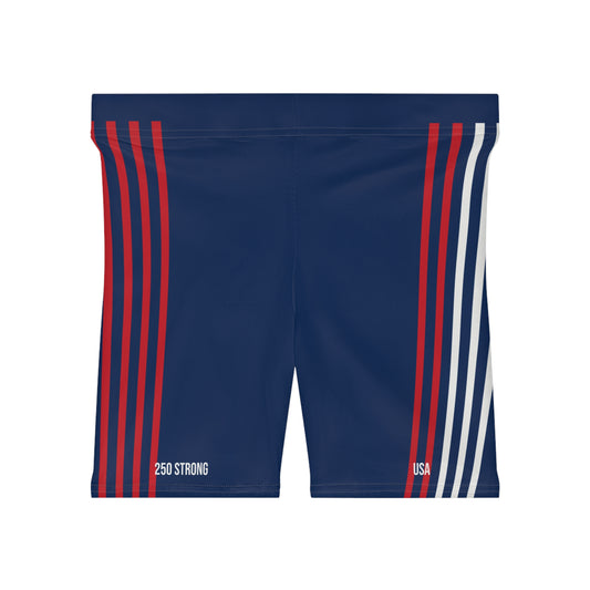 250 Strong - Navy - Women's Biker Shorts