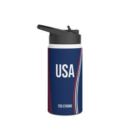 250 Strong - Navy - Stainless Steel Water Bottle