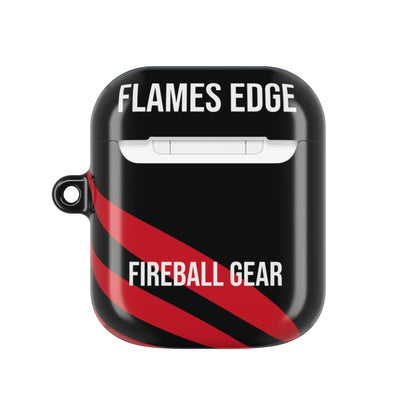 Flames Edge - Black - AirPods Case
