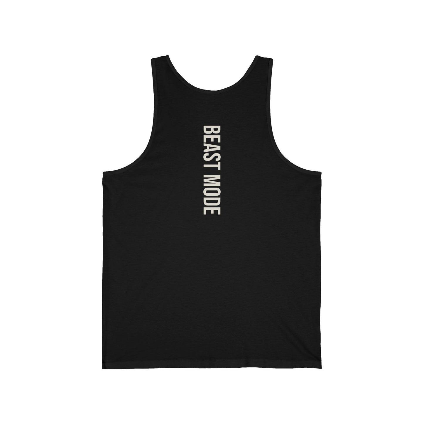 Beast Mode Serie – Trainiere wie ein Biest, erhebe dich wie ein König – Unisex Jersey Tank Top