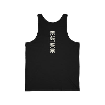 Beast Mode Serie – Trainiere wie ein Biest, erhebe dich wie ein König – Unisex Jersey Tank Top