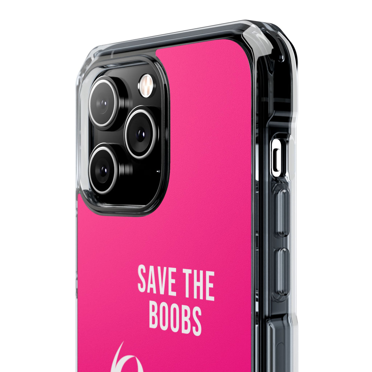 Pink Purpose - Hot Pink - Magnetic Clear Impact iPhone Case