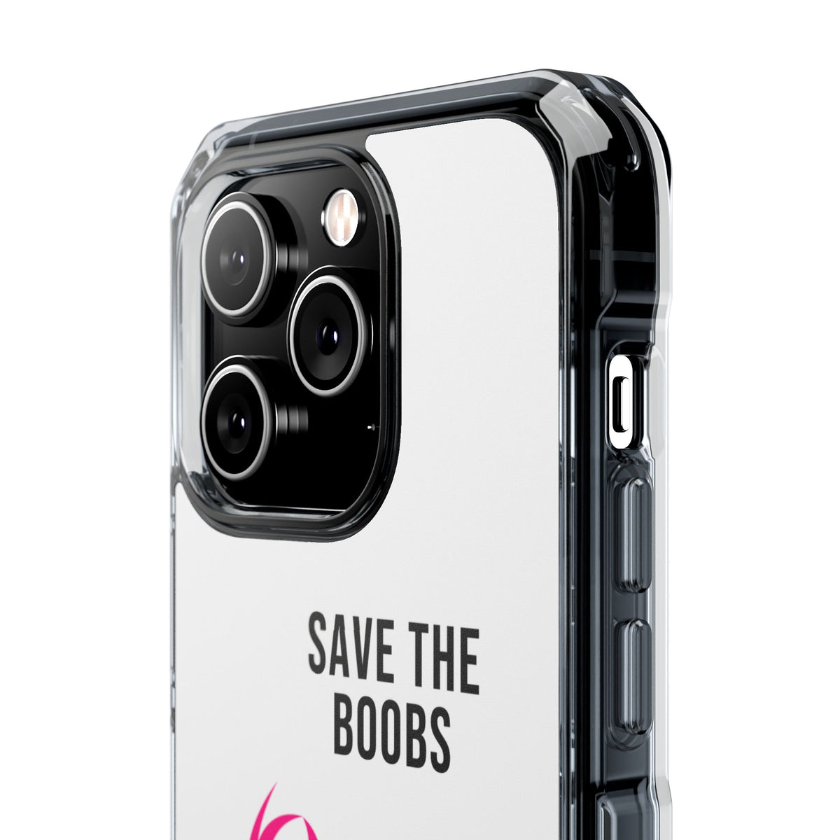 Pink Purpose - White - Magnetic Clear Impact iPhone Case