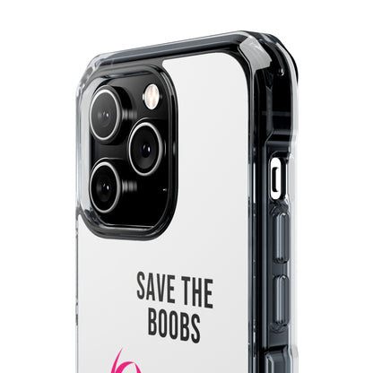 Pink Purpose - White - Magnetic Clear Impact iPhone Case