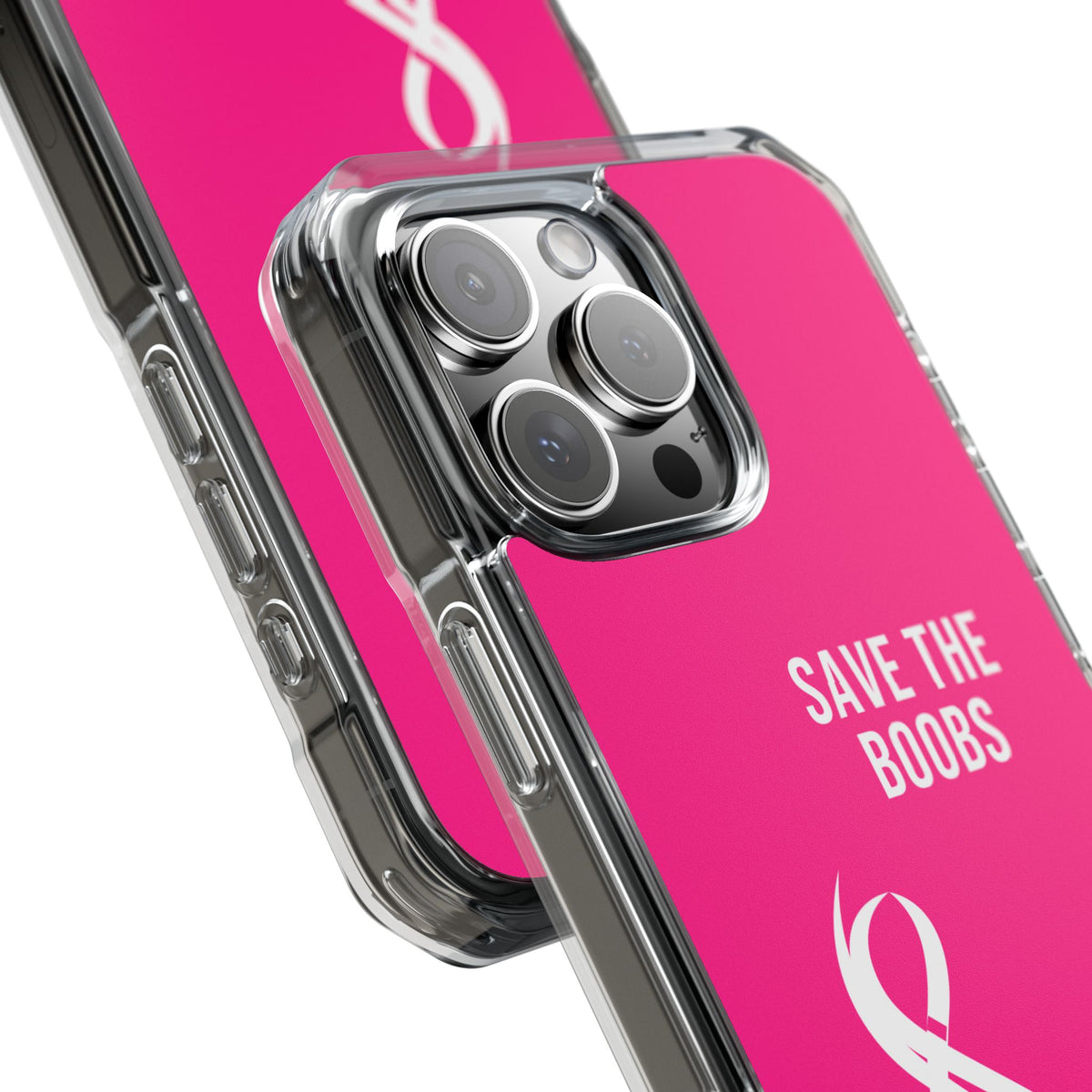 Pink Purpose - Hot Pink - Magnetic Clear Impact iPhone Case