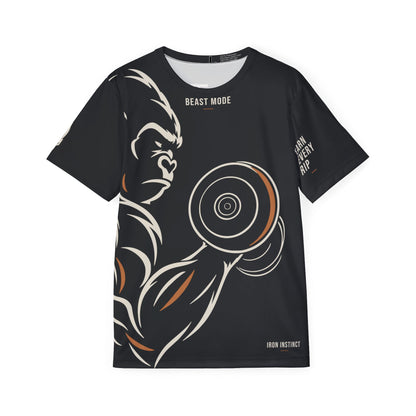 Beast Mode - Iron Instinct - Black - Unisex Performance Jersey