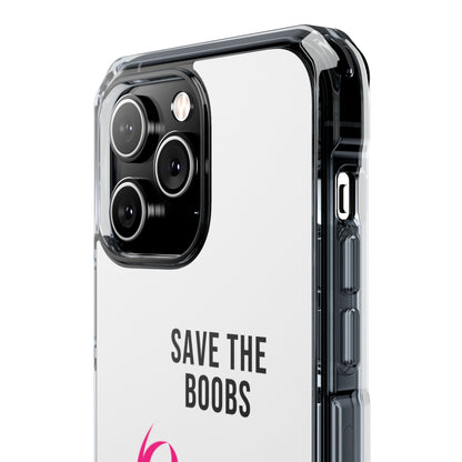 Pink Purpose - White - Magnetic Clear Impact iPhone Case