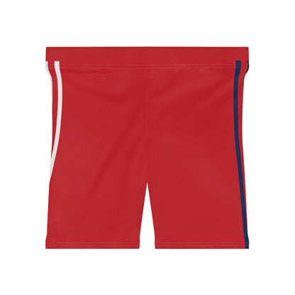 250 Strong - Red - Women's Biker Shorts