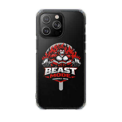 Beast Mode Gorilla - Magnetic Clear Impact iPhone Cases