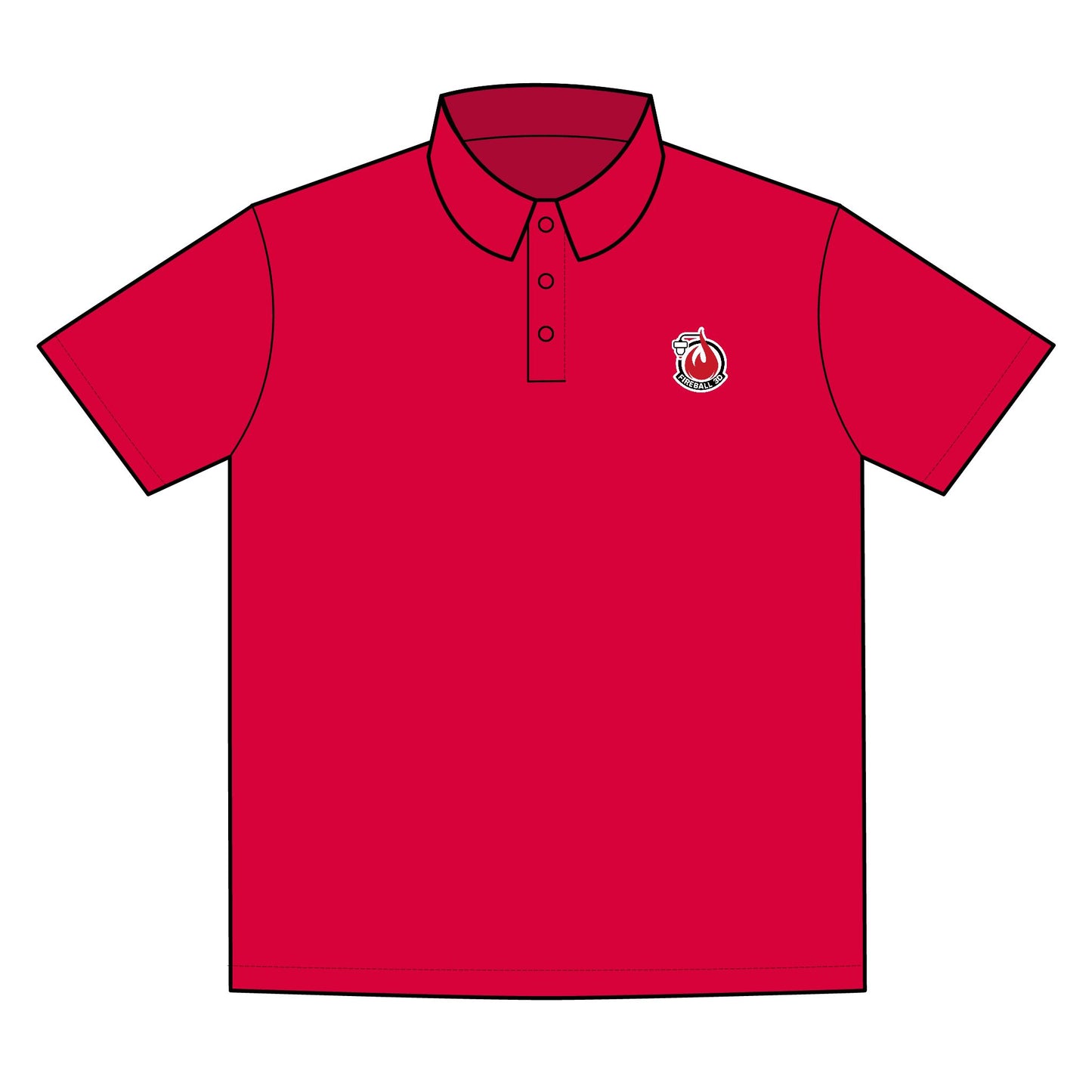Fireball 3D - Polo Shirt