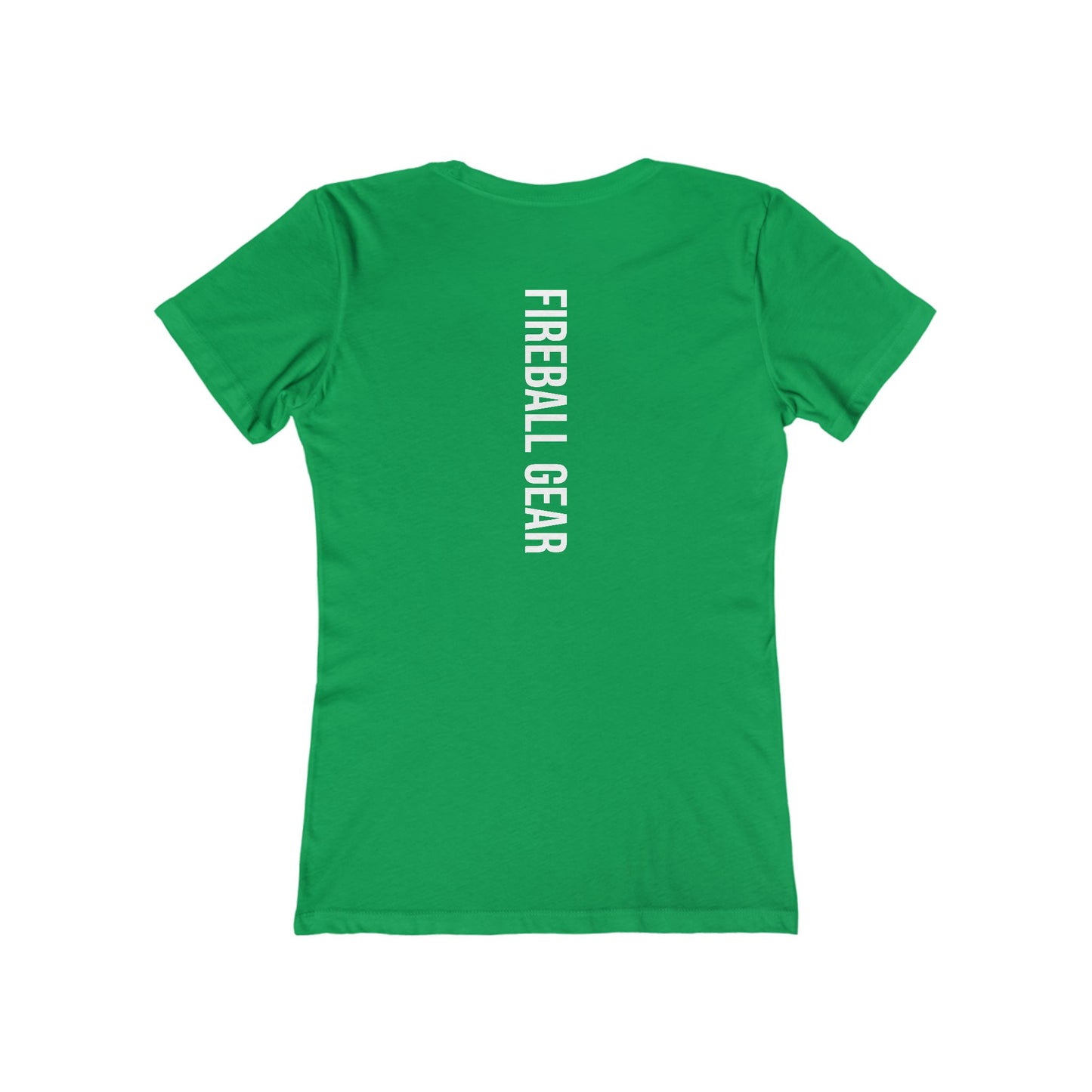 Fireball Gear - Flame &amp; Gear - Weiß - Damen Slim Fit T-Shirt