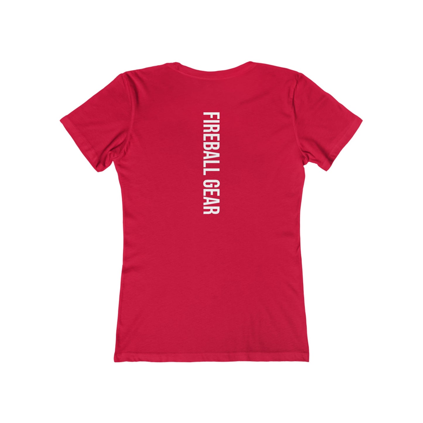 Fireball Gear - Flame &amp; Gear - Weiß - Damen Slim Fit T-Shirt