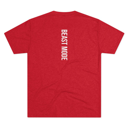 Serie Modo Bestia - Consigue el objetivo - Camiseta unisex de mezcla triple