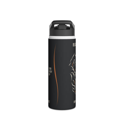 Beast Mode - Iron Instinct - Black - Stainless Steel Water Bottle