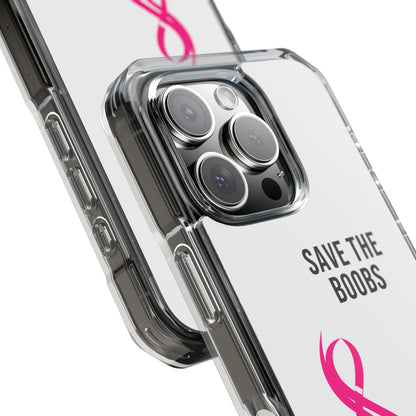 Pink Purpose - White - Magnetic Clear Impact iPhone Case
