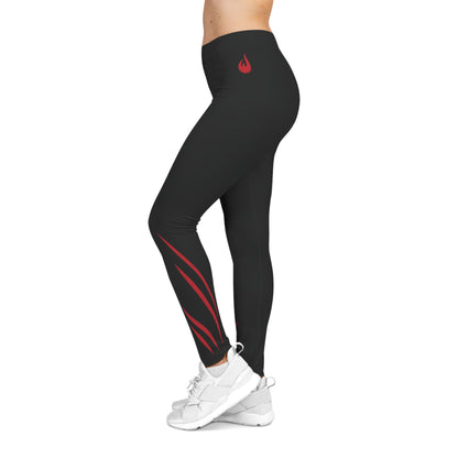 Flaming Edge - Women's Leggings - Black