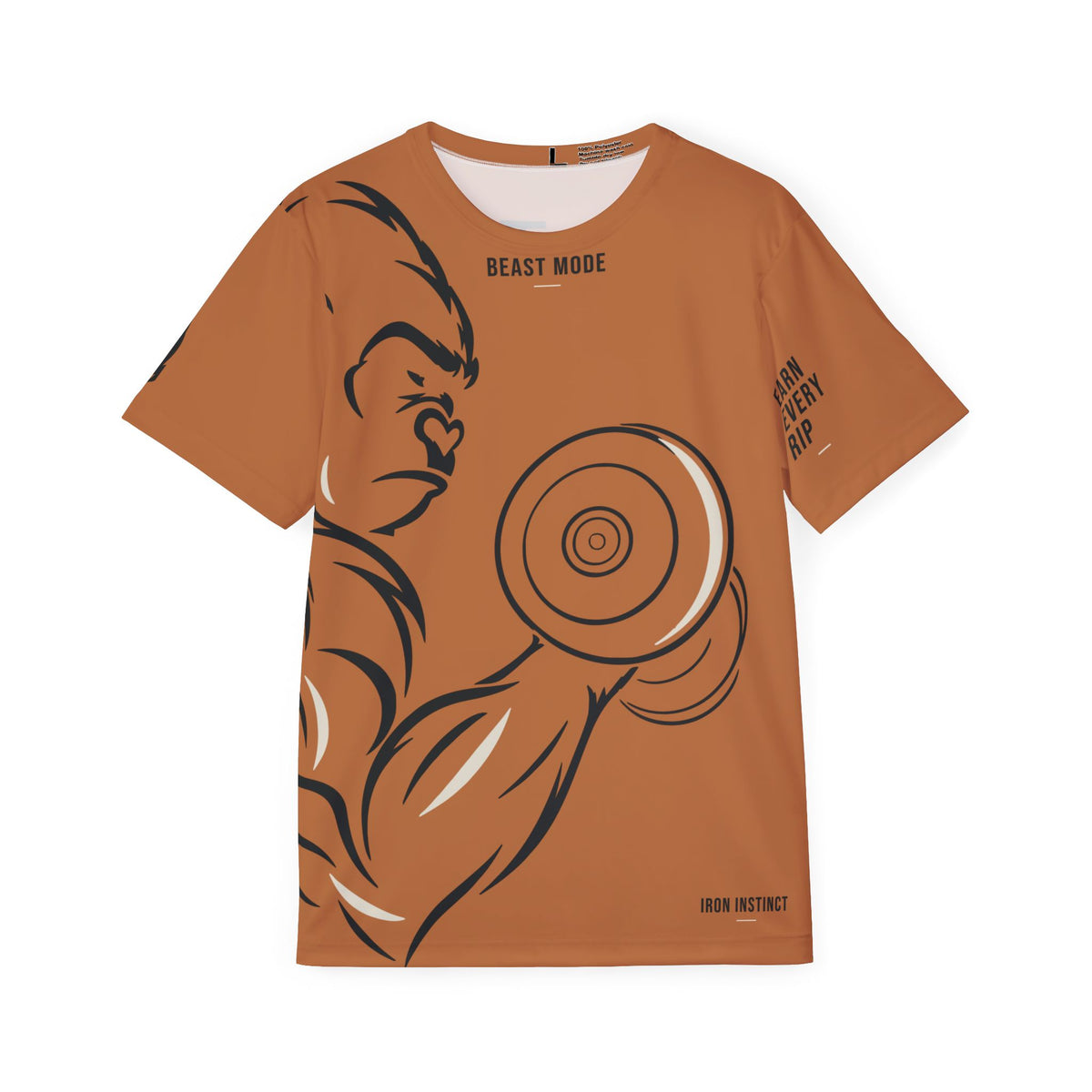 Beast Mode - Iron Instinct - Burnt Orange - Unisex Performance Jersey