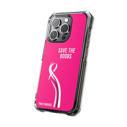Pink Purpose - Hot Pink - Magnetic Clear Impact iPhone Case