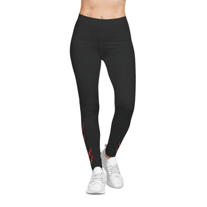 Flaming Edge - Women's Leggings - Black