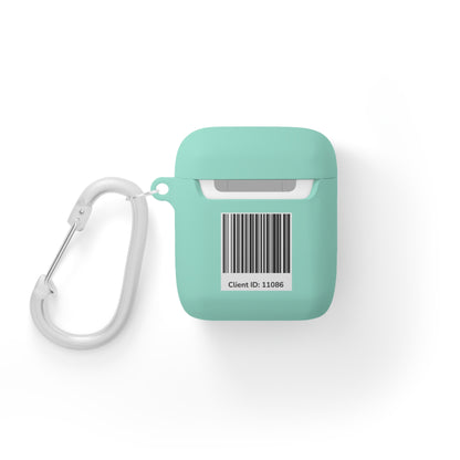 Beast Mode AirPods Case Cover – Black & Red Flame Gear – Personalized with Your Gym Barcode