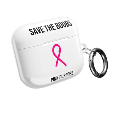 Pink Purpose - White - AirPods Case